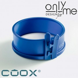 COOX 1616-311 Силиконова форма за печене с порцеланова основа Ø 12 см , цвят син