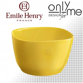 Emile Henry 6594-90 Керамична квадратна купа за салата 22 х 22 см, цвят жълт