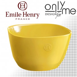 Emile Henry 6596-90 Керамична квадратна купа за салата 26 х 26 см, цвят жълт